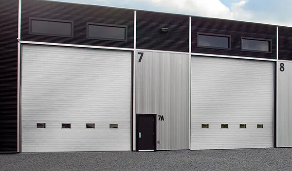 G-5000 doors, 20' x 20', Silver