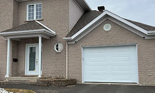 Porte de garage Standard+ Classique XL, 10' x 7', Blanc glacier