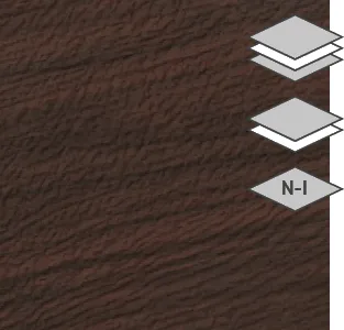 Dark Walnut color for steel Garaga garage doors