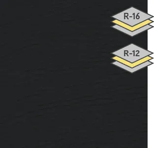 Black colour for steel Garaga garage doors
