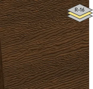 Chocolate Walnut colour for steel Garaga garage doors