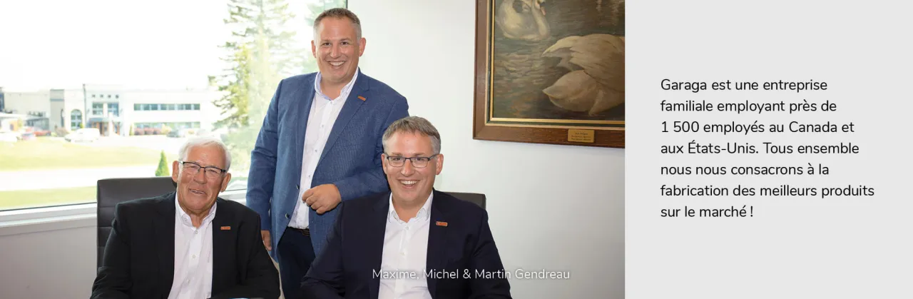 Maxime, Michel et Martin Gendreau