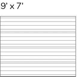 Grooved 9x7