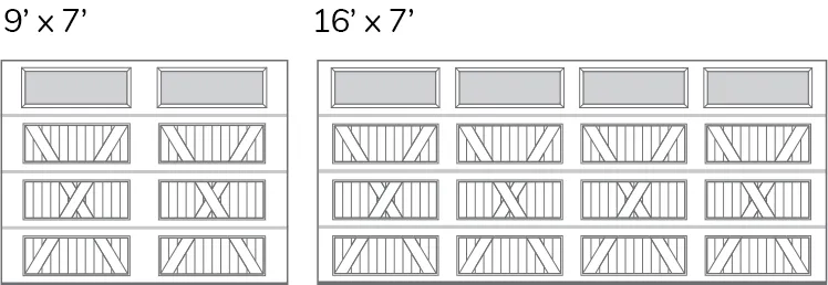 Collection Village Configuration X Coeur rainuré