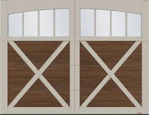 Princeton P-21 design from Garaga Garage Doors